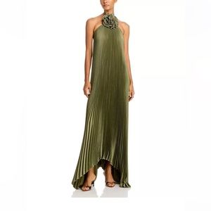 L’IDEE VICTORY GOWN- Moss color